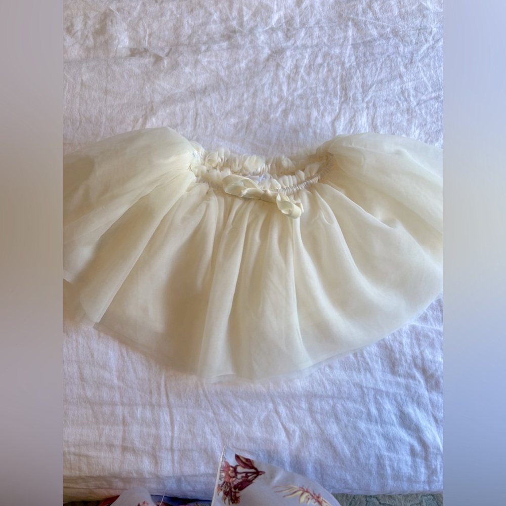 Jamie Kay Marshmellow tulle skirt 2Y NWT